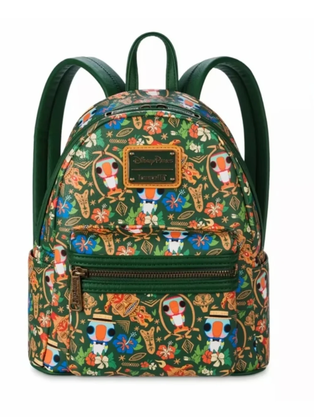 Loungefly Disney Parks Enchanted Tiki Room Backpack Green